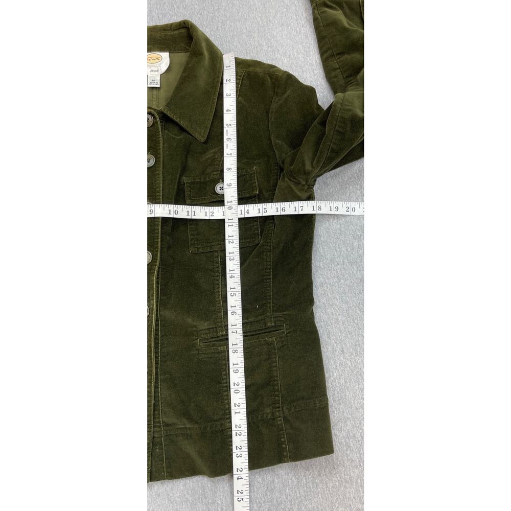 Talbots Jacket Womens 10 Green‎ Cotton Blend Stretch Long Sleeve - Picture 7 of 7